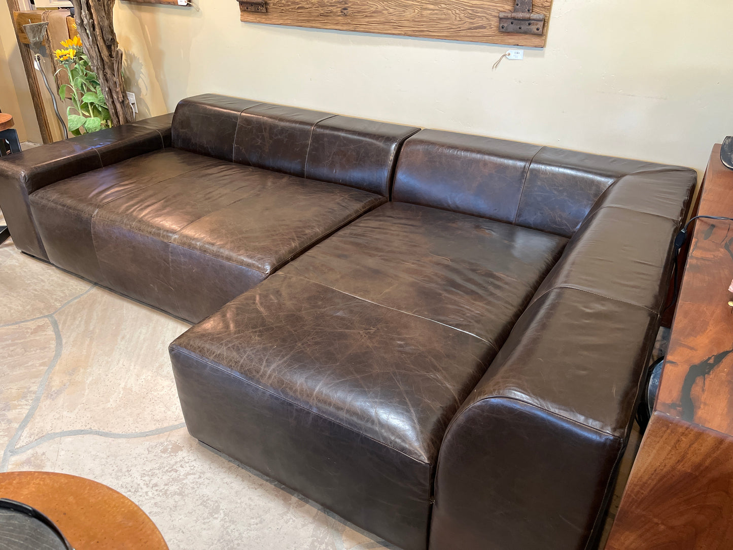 Leather Sectional