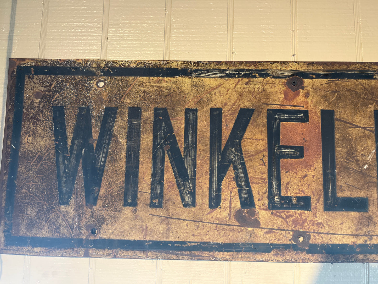 WINKELMAN Train Sign