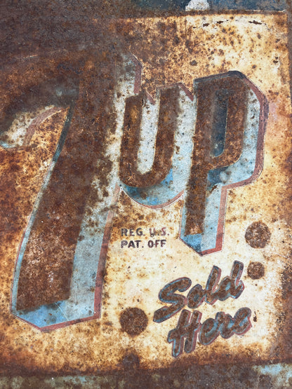 Antique 7up Sign