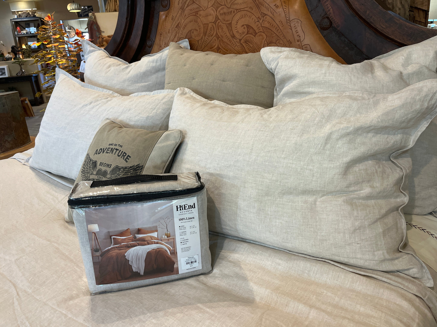 100% Linen Duvet Cover Set