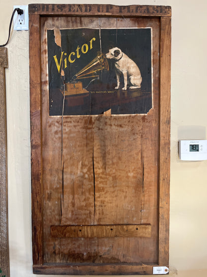 VICTOR Crate Sign