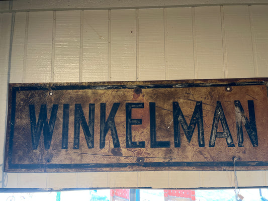 WINKELMAN Train Sign