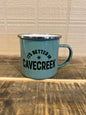 “It’s better in Cave Creek” enameled camp mug.