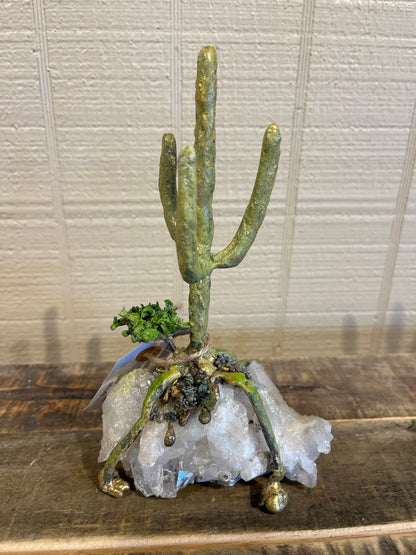 Small Saguaro on Quartz
