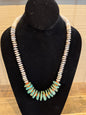 Turquoise and Wildhorse Disc necklace