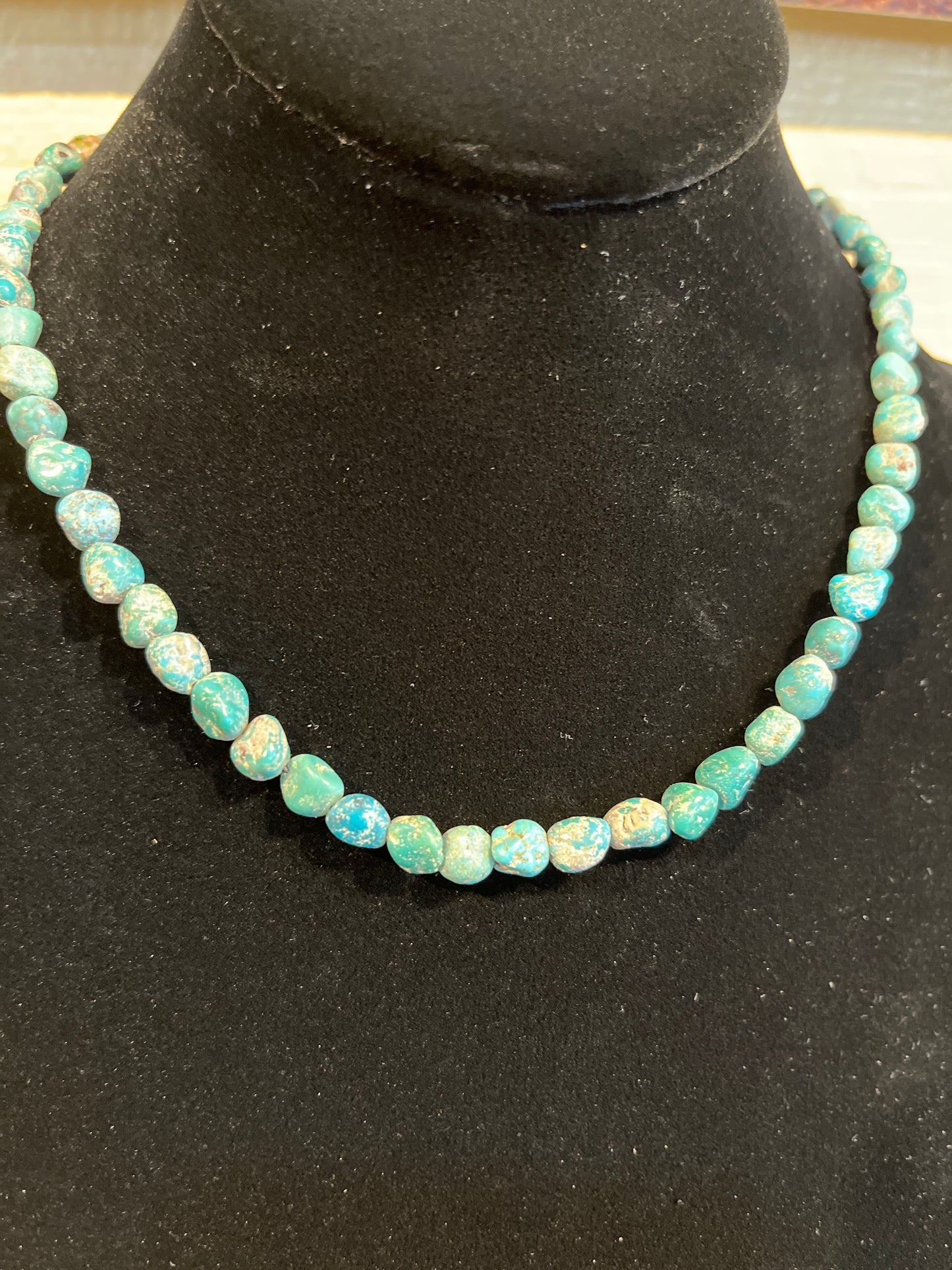 Turquoise Nugget Necklace