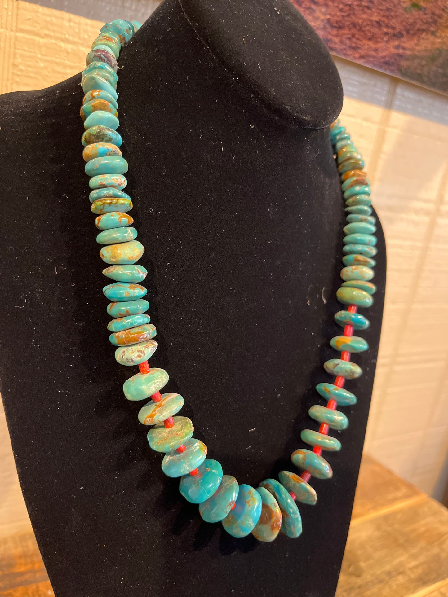 Turquoise and Spiny Necklace
