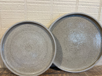 Concrete Stoneware Dish set of 2