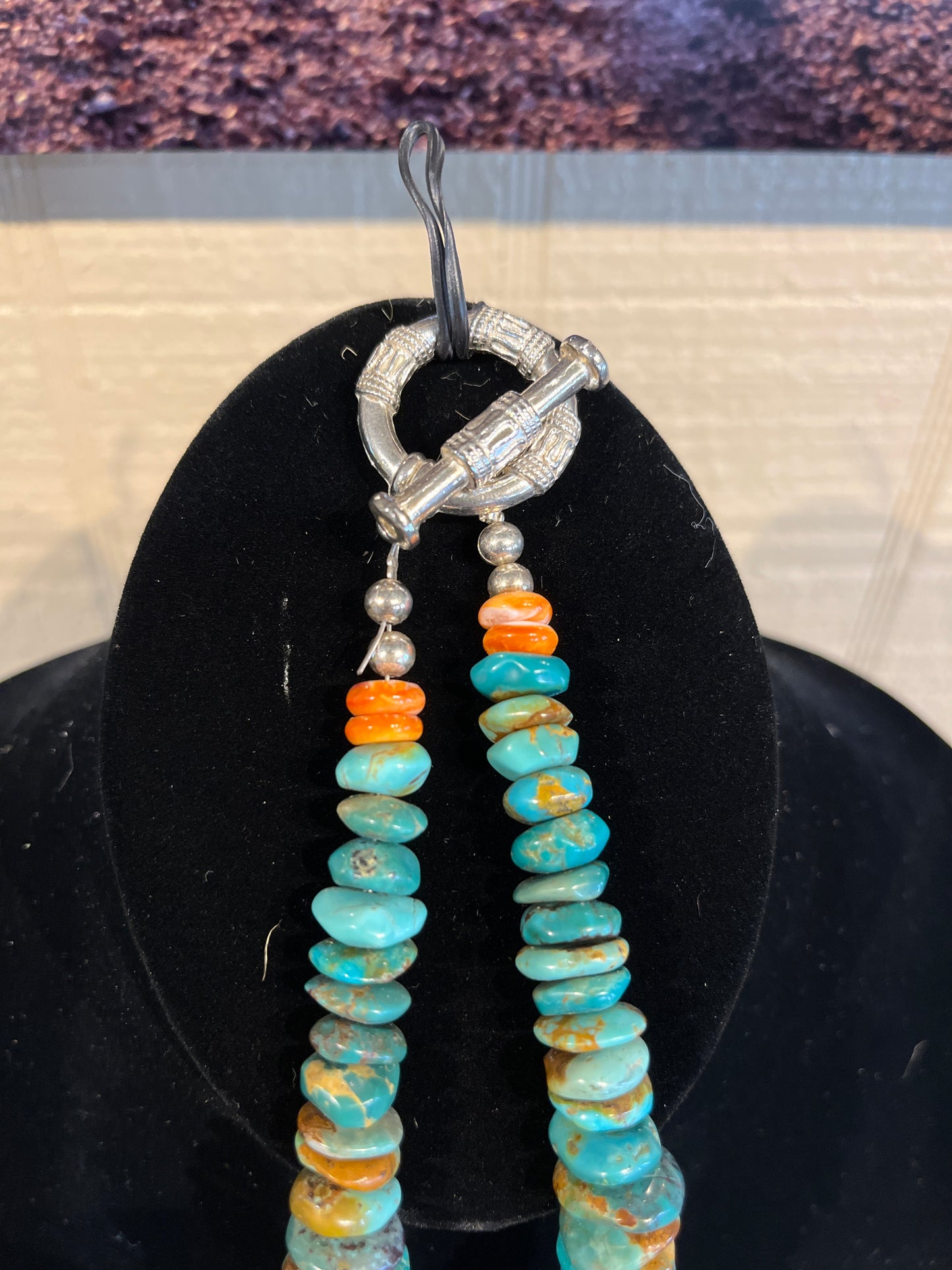 Turquoise and Spiny Necklace