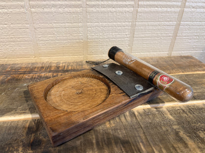 Cigar Single Hole Barrel Rocks Coaster