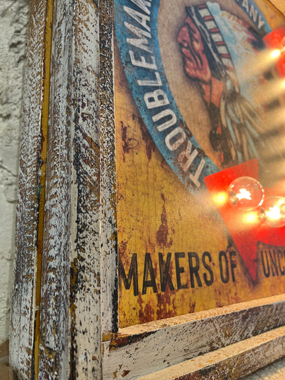 Troublemaker Trading Co. Lighted Sign