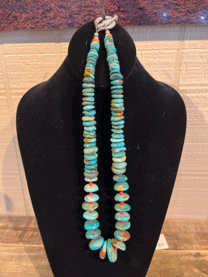 Turquoise and Spiny Necklace