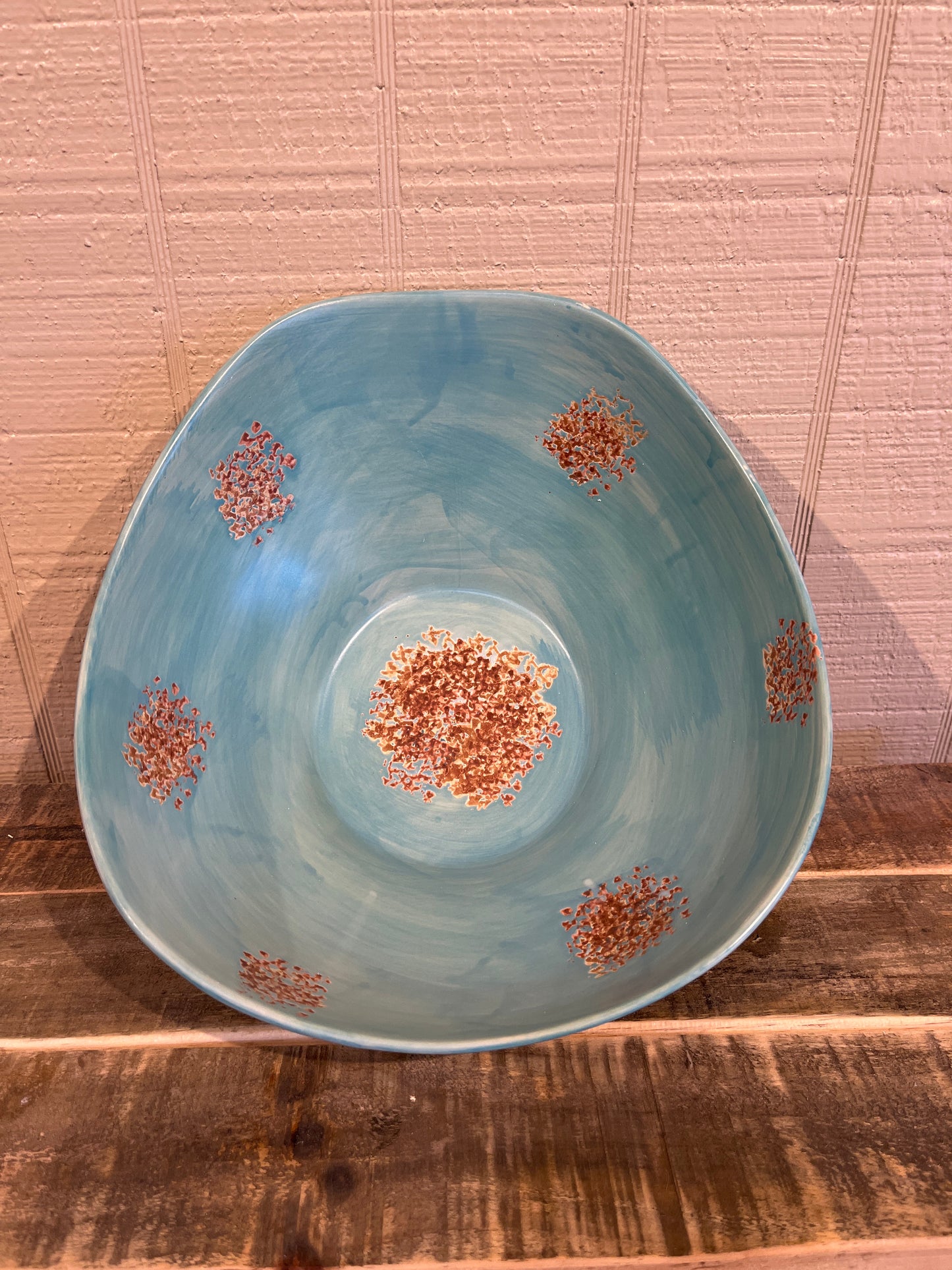 Turquoise Serving Bowl