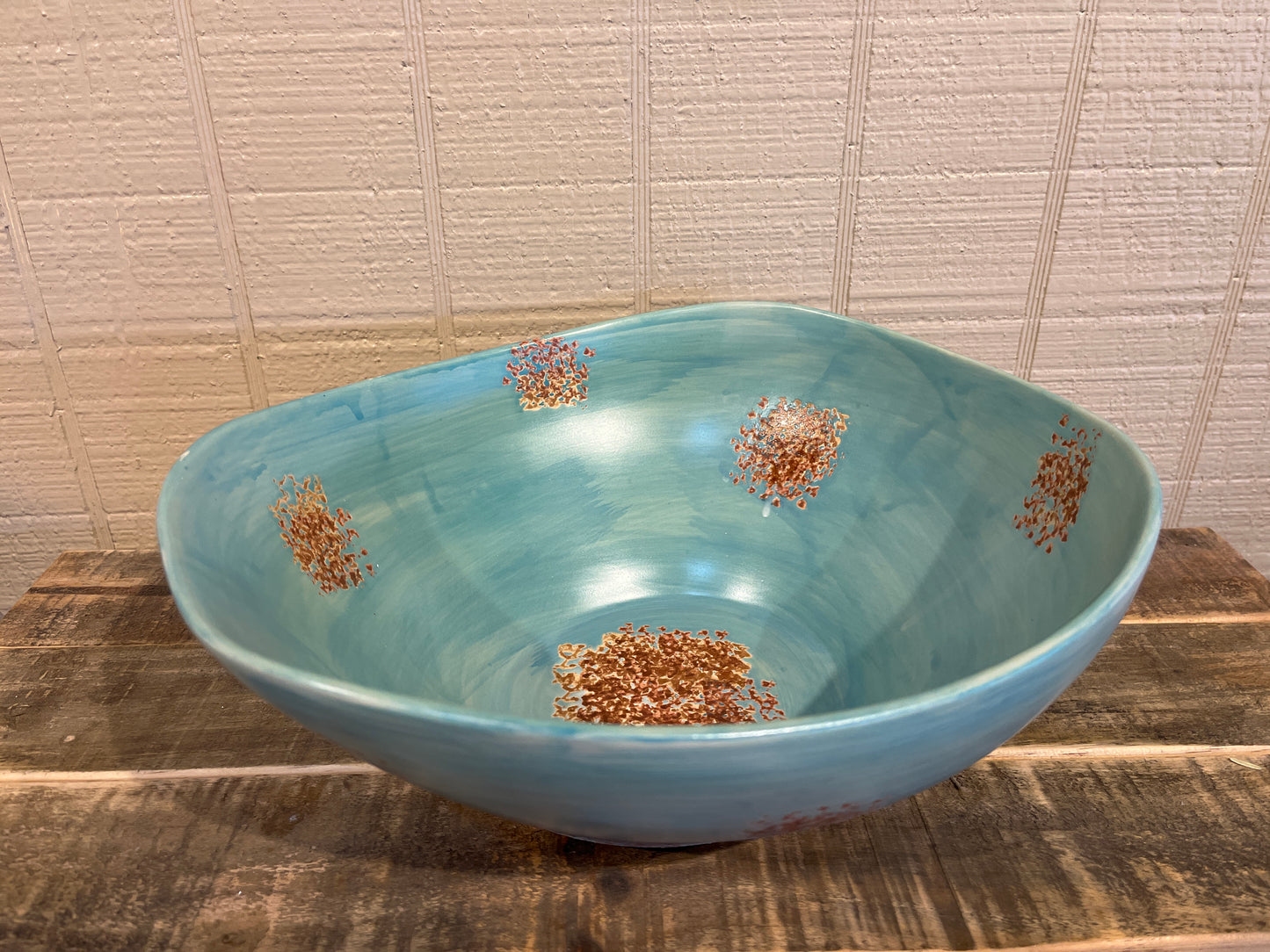 Turquoise Serving Bowl