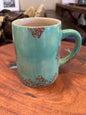 Turquoise Patina Mug