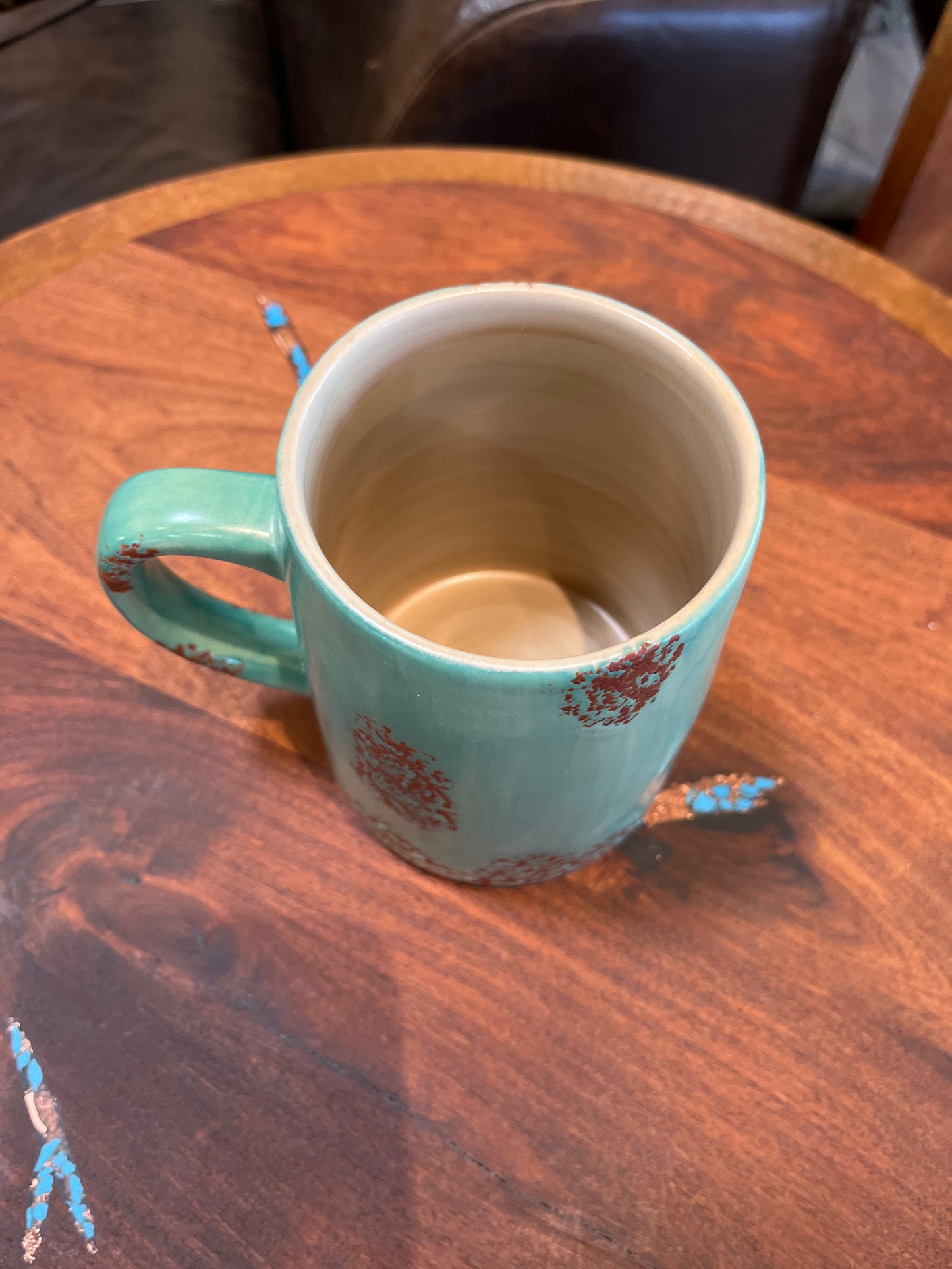Turquoise Patina Mug