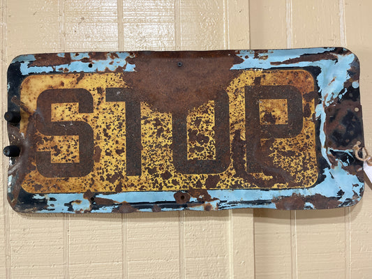 STOP Bus Sign