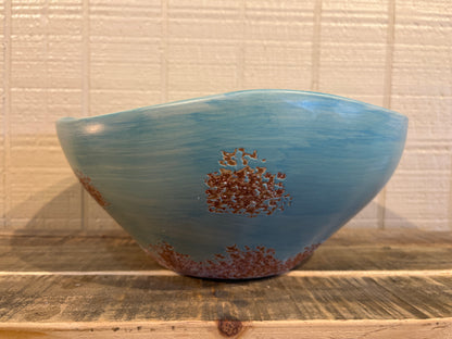 Turquoise Serving Bowl