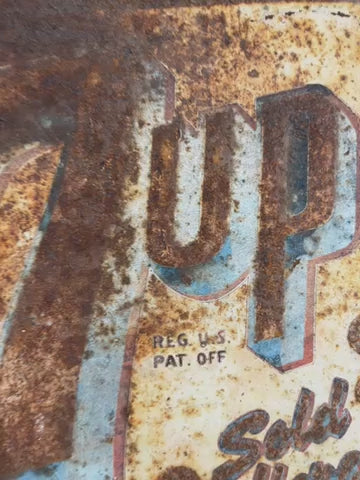 Antique 7up Sign