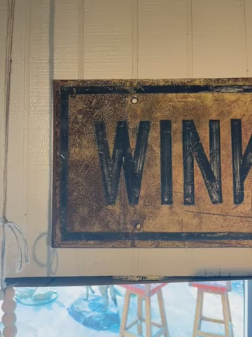 WINKELMAN Train Sign